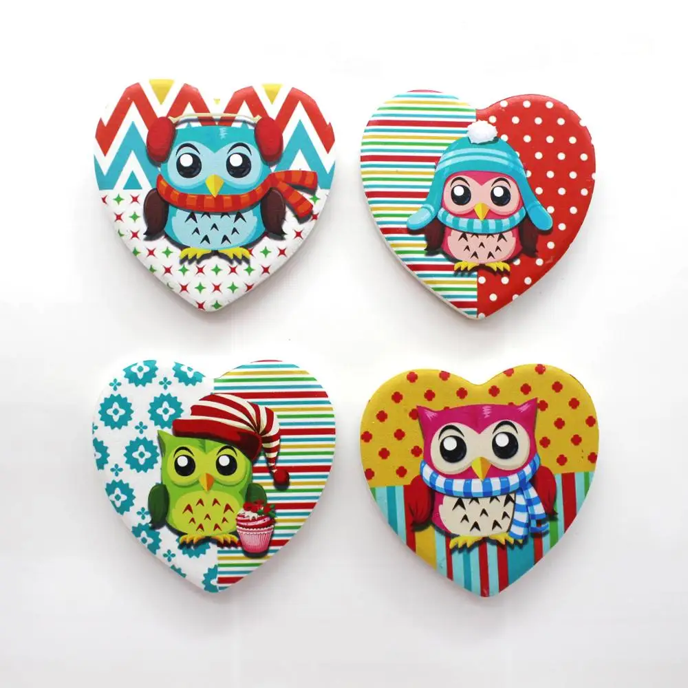 Best factory custom  sublimation ceramic fridge magnet