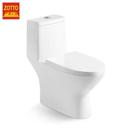 Hot Sale S-trap One-piece Ceramic Closestool Siphonic Porcelain Toilet Sanitaryware