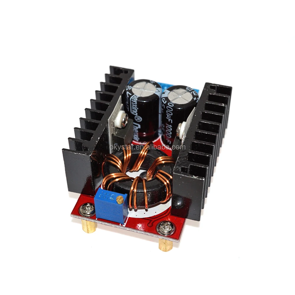 Усилитель напряжения 150 Вт 10 а зарядное устройство с повышающим преобразователем питания постоянного тока