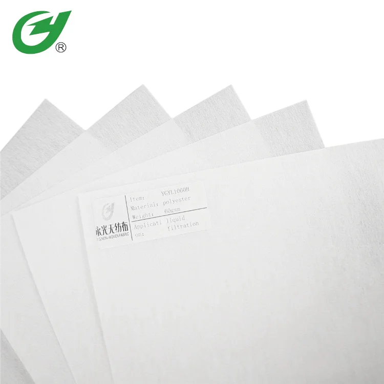 Water Filter Media Nonwoven Fabric In Rolls