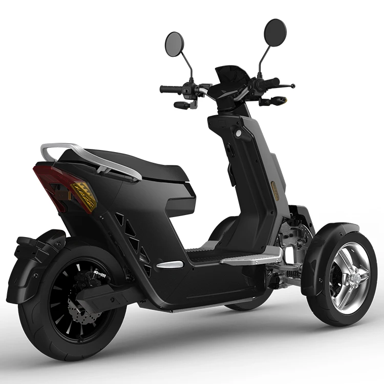 V28 Motorized Tricycle Electric Scooter 3 Wheels for Adult Electric Tricycle 45km/h Motorcycle