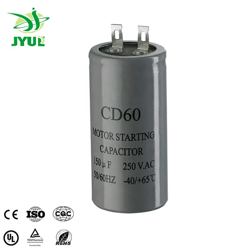 capacitor start ac motor 150uf 250v electrolytic capacitor