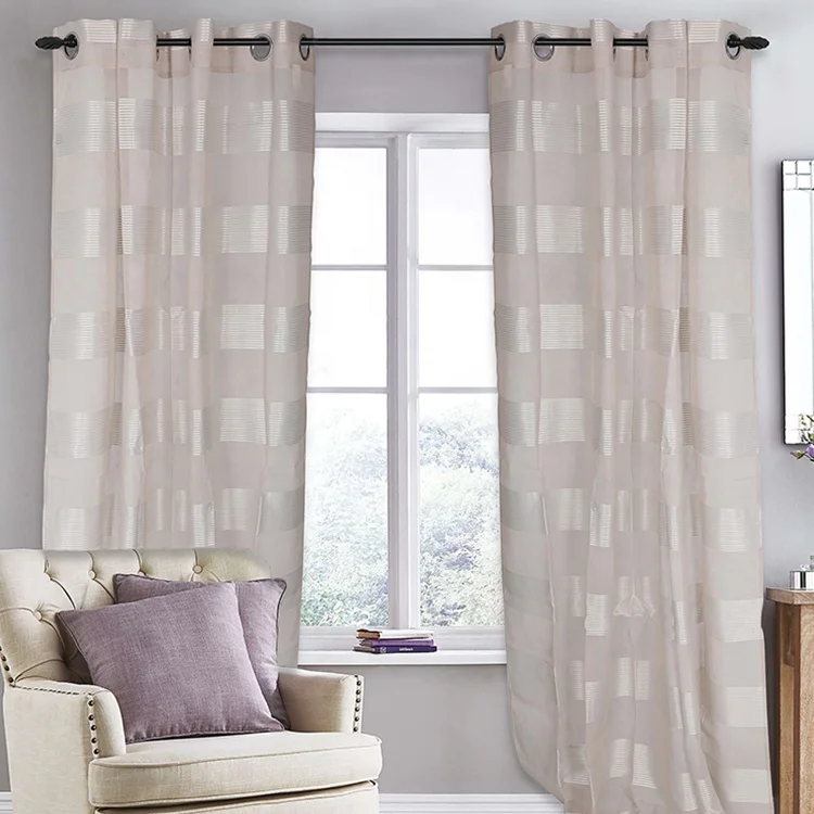 
Wholesale High Quality Home Fashion Door Curtain Living Room Sheer Window Curtain 