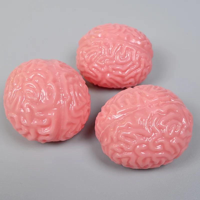 Wholesale Halloween Brain Squeeze Splat Ball Stress Relief Fidget Toys For Kids and Adult
