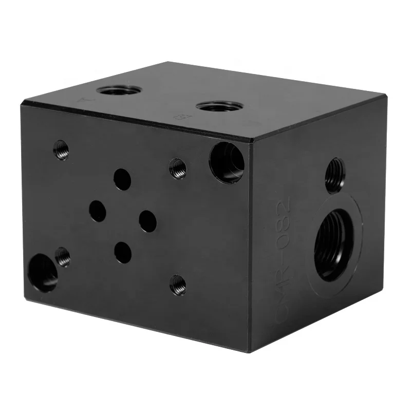 Гидравлический усиленный разделитель потока/комбинированный алюминиевый блок картриджа с 3 портами