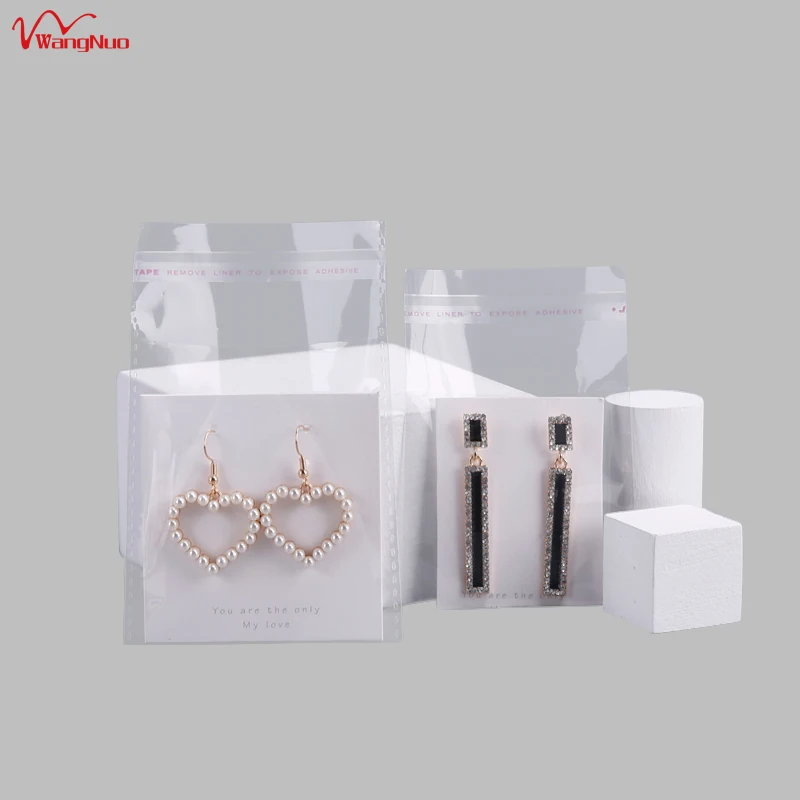 Clear Resealable Self Adhesive OPP Poly Plastic Bag for Food Candy Jewelry Gift Packing