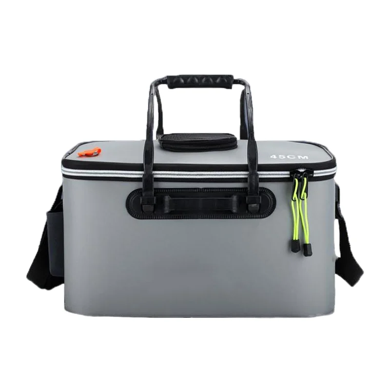 EVA fishing gear Custom Waterproof Bait Bucket Fish Box Multifunction Live Fish Bucket Fishing Bucket