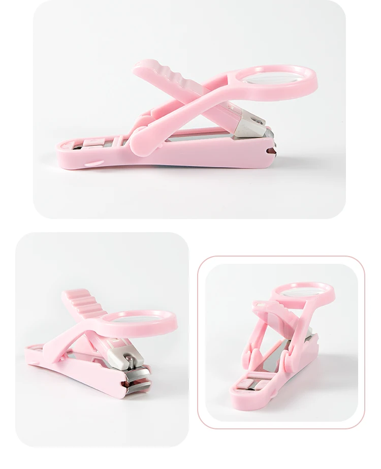 Wingether Amazon Hot Sell In Stock Professional Stainless Steel Magnifier Nail Clipper Nail Clipper Nail Cutter Clipper