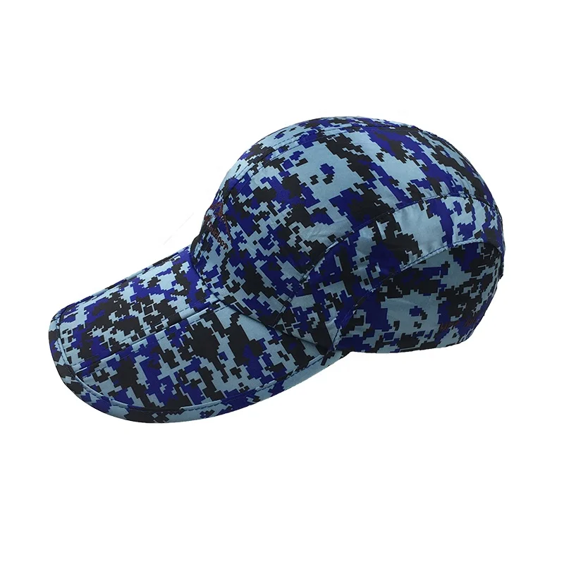 Hot selling foldable custom logo Anti-UV reversible  caps outdoor hats for hiking