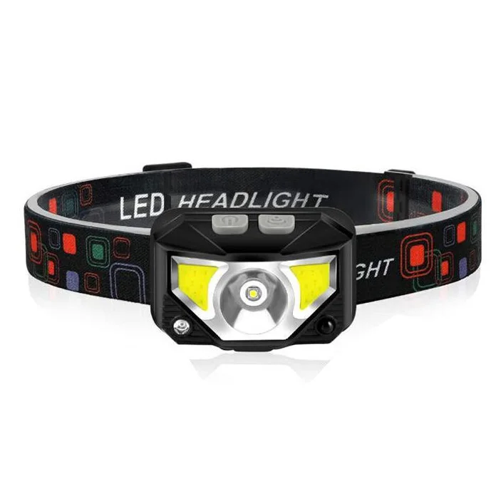 Headlamp Flashlight Light Bright Led Rechargeable Headlight Waterproof Motion Sensor Headlight