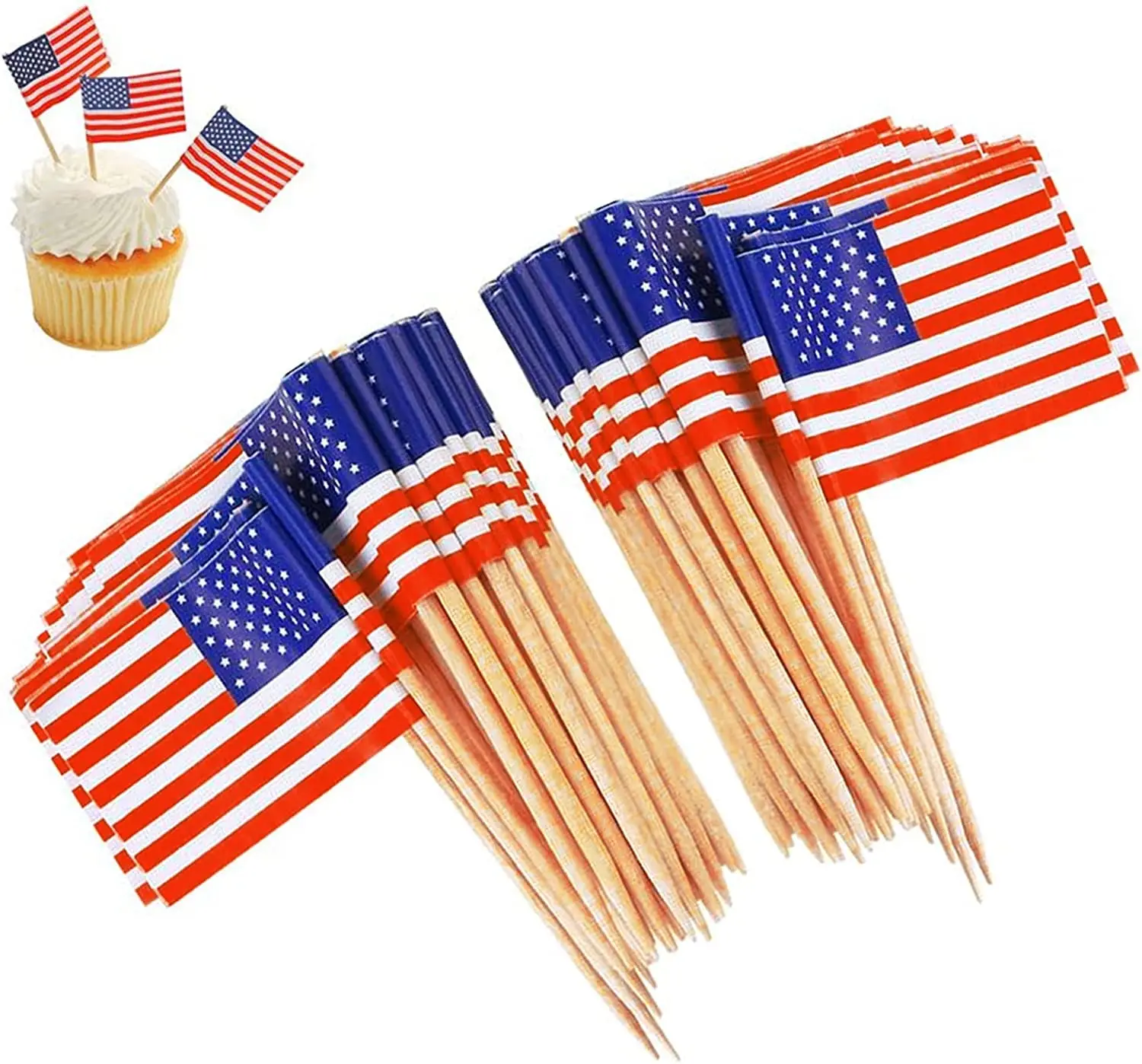 Wholesale Double Sided Mexican Toothpick Flags Making Machine For Cake Fruit Decorations