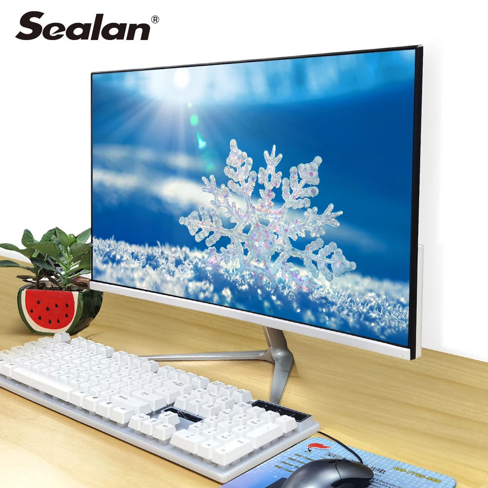 
SEALAN all in one 23.8 inch ips hd screen desktop computer core i5-10400F processor 16G RAM 480GB SSD aio pc 