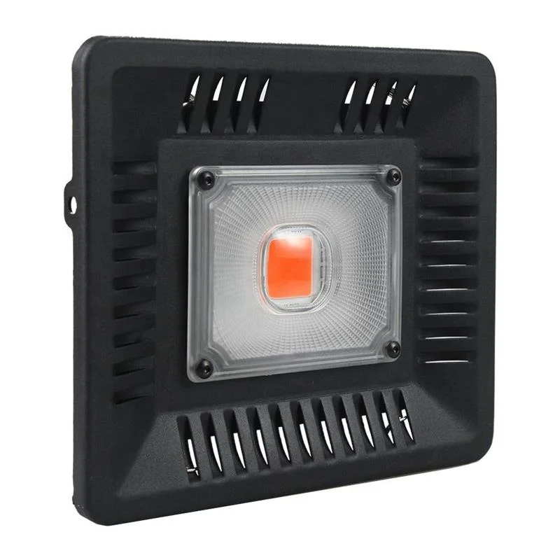 QFS-520 Back commercial hydroponics flower solar grow light  50W 100W 150W Full Spectrum indoor cob led grow lights waterproof