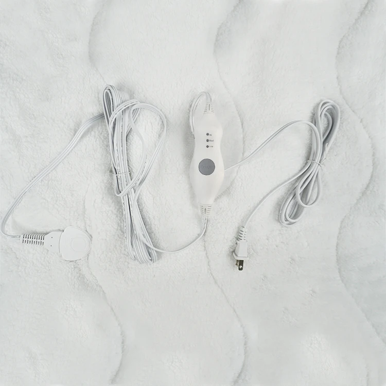 2024 New 3 Heat Setting 8 Hours Timer electric bed sheet single heating mattress pad Electric Heated Blanket