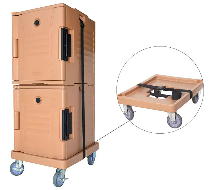 Food Pan Carrier Cart Dolly For Ultra Pan Carrier Box