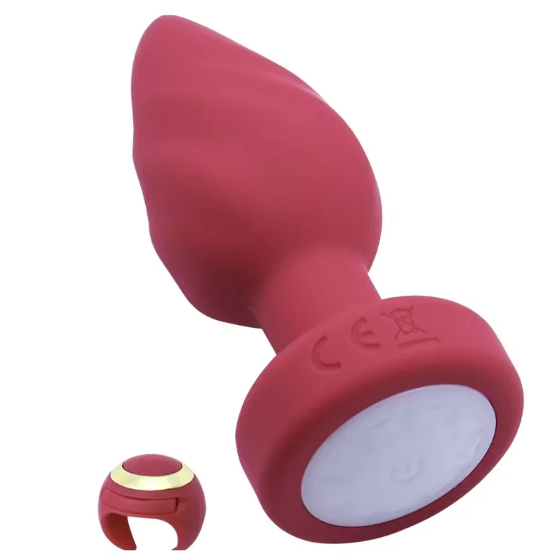 Luminous Anal Plug Vibrators Ring Remote Control Prostate Massager Vaginal Butt Plug Stimulator Adult Products Sex Toy For Women