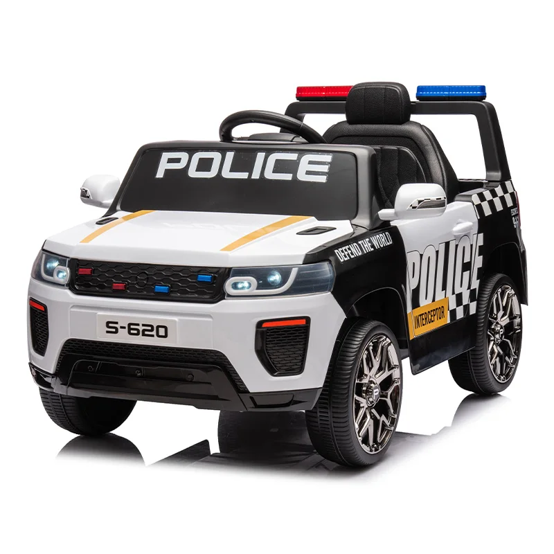 kids cars electric ride on 12v with remote control 4X4 off road police car toy for kids to drive