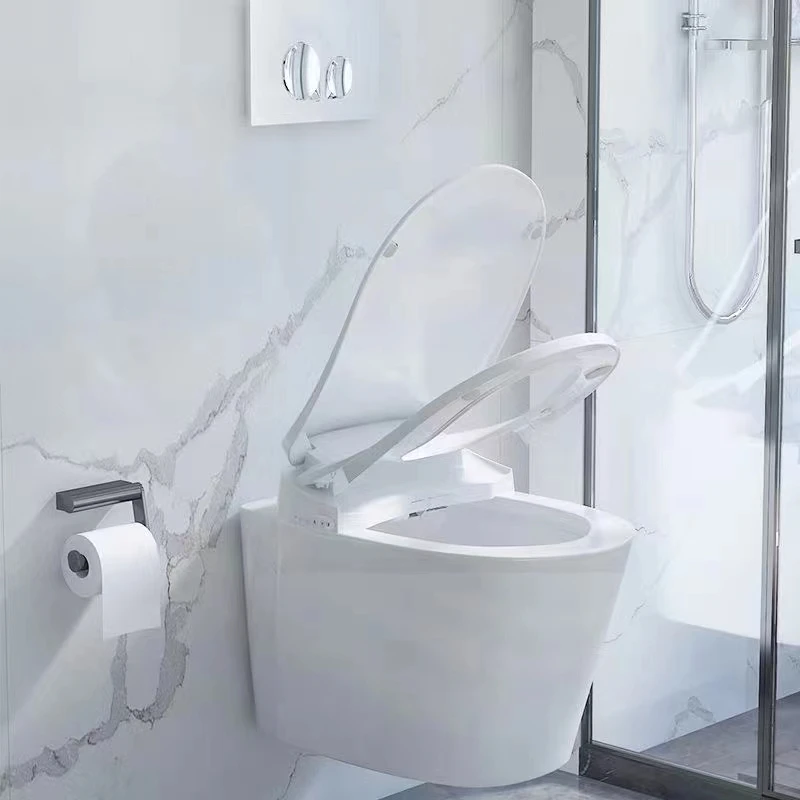 electronic intelligent toilet cover with bidet auto washing