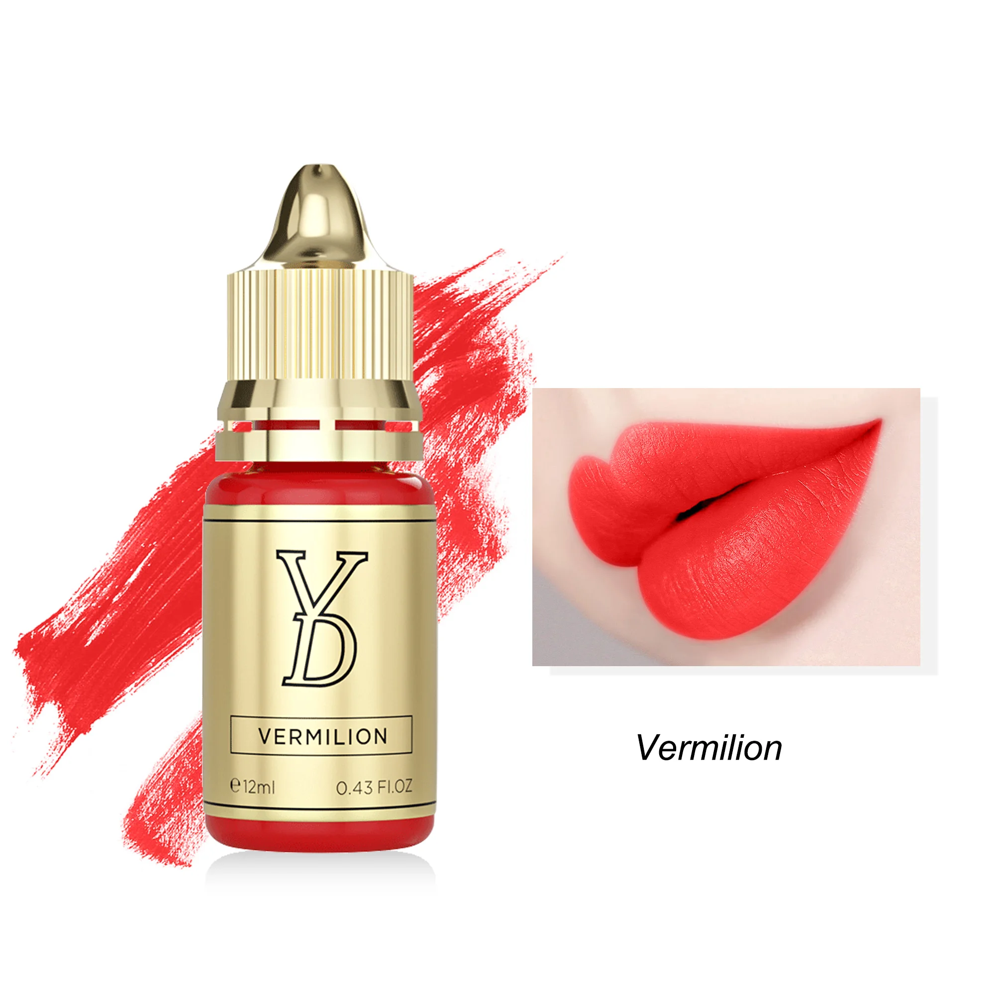 Lushcolor YD 8ml Sample Fast Coloring Microblading Pigments Permanent Makeup Eyebrow Eyeliner Lips Tattoo Ink Pigment