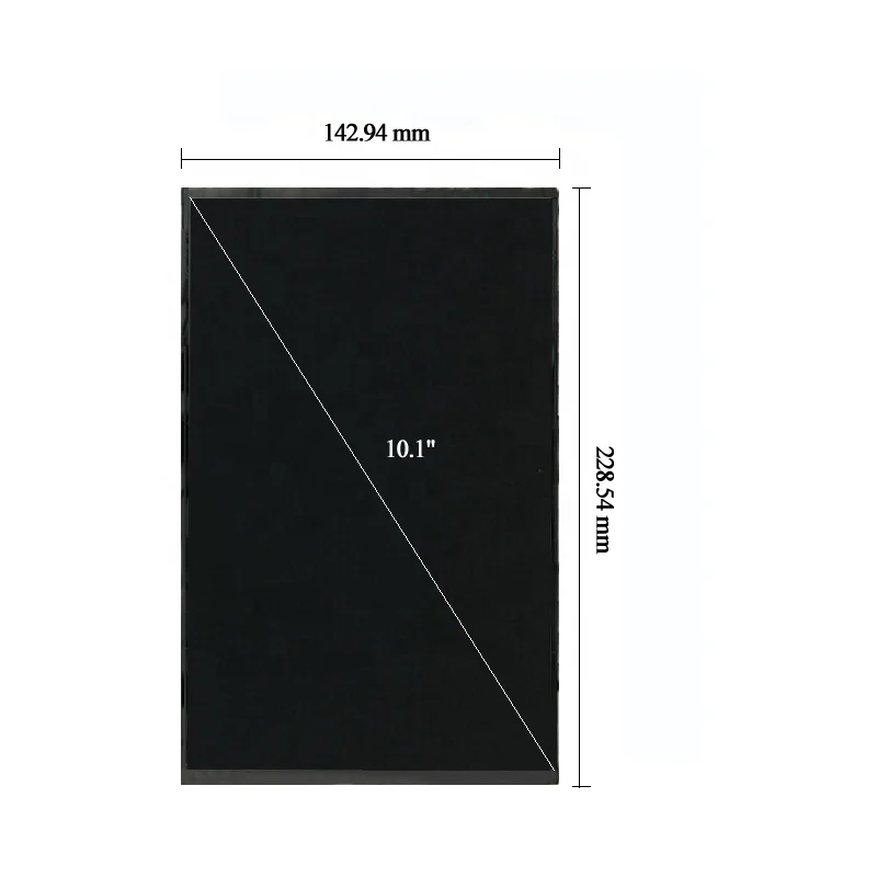 IPS-дисплей 10,1 дюймов с полным углом обзора, разрешение 800*1280, RGB, интерфейс MIPI, 31PIN, TFT ЖК-дисплей, модуль, сенсорная панель, экран для чистки