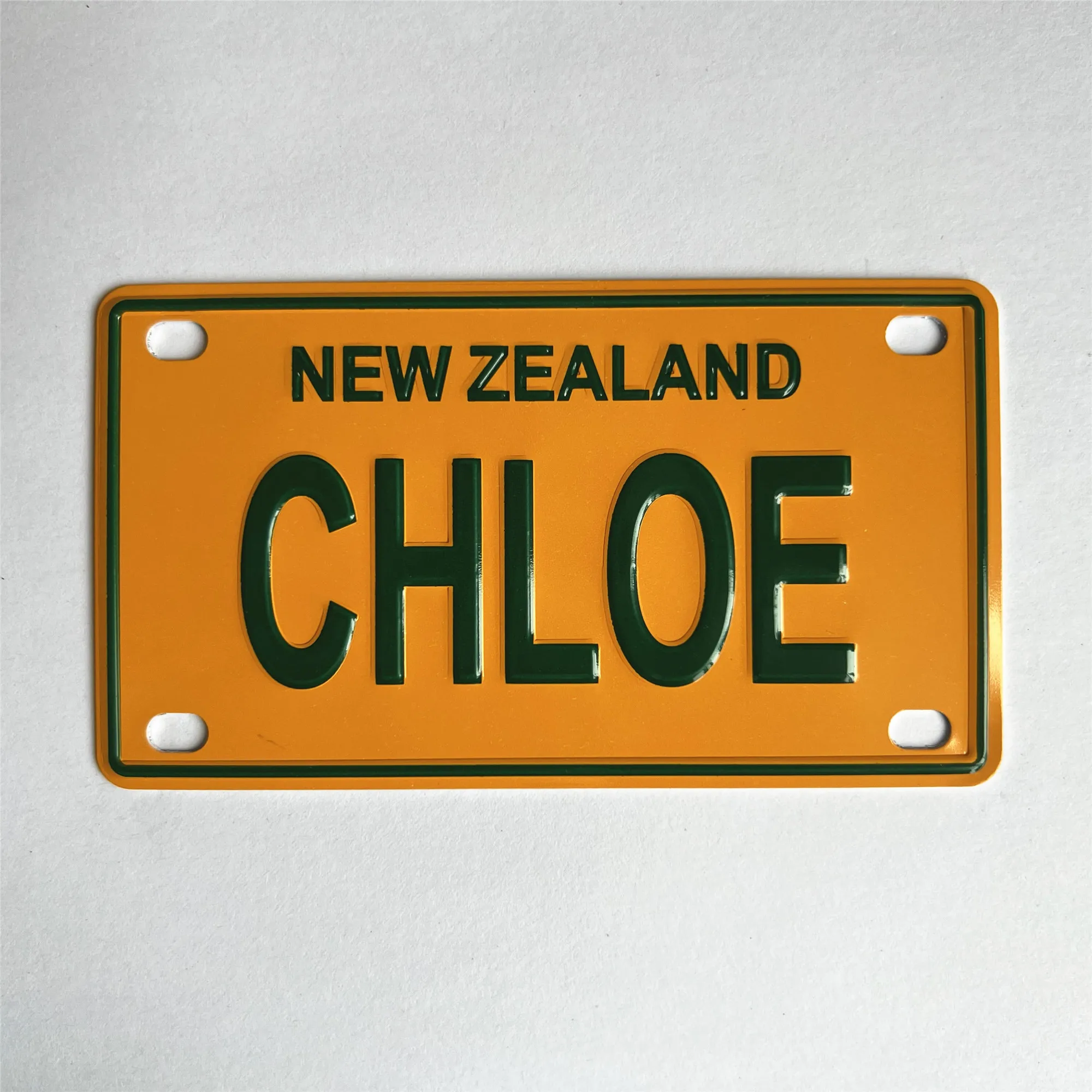 USA Custom Novelty Design Metal Embossed Aluminum Wholesale License Plates