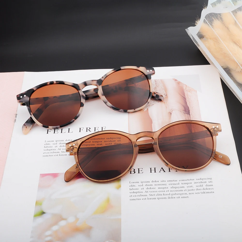 Acetate Sunglasses   with your custom logo italian style retro sunglasses LS7925S