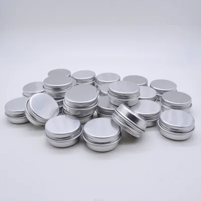 CBD aluminum jars&can with screw lid cosmetic cream jar