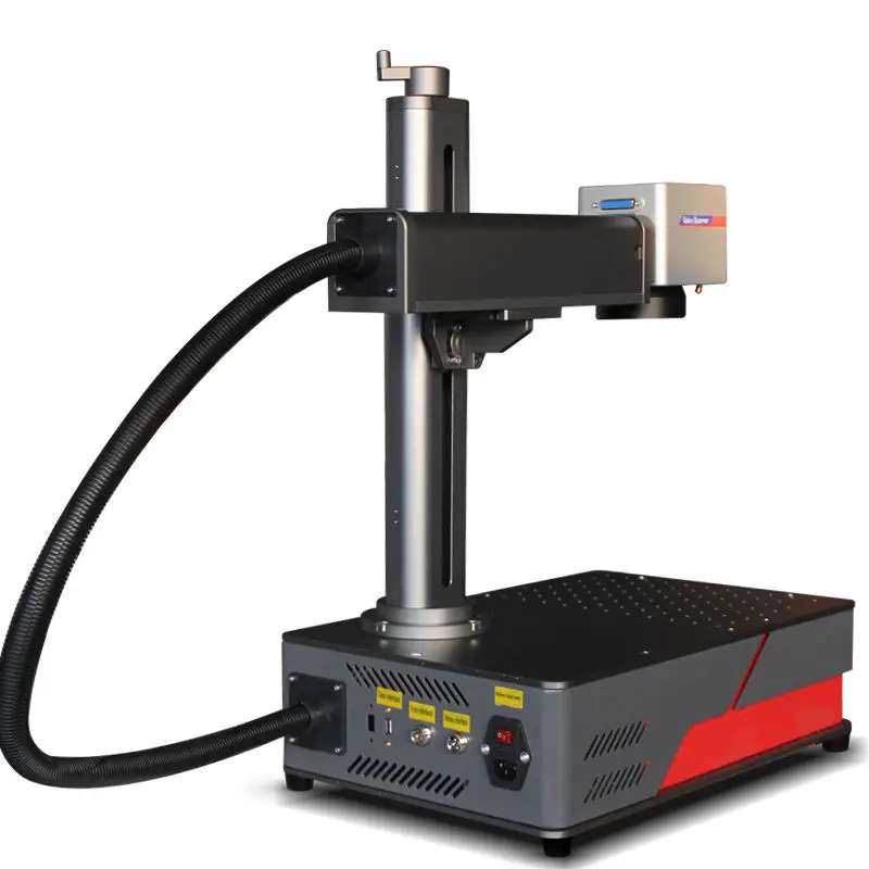 Portable mini laser marker 20W 30W raycus fiber laser marking machine engraving machine