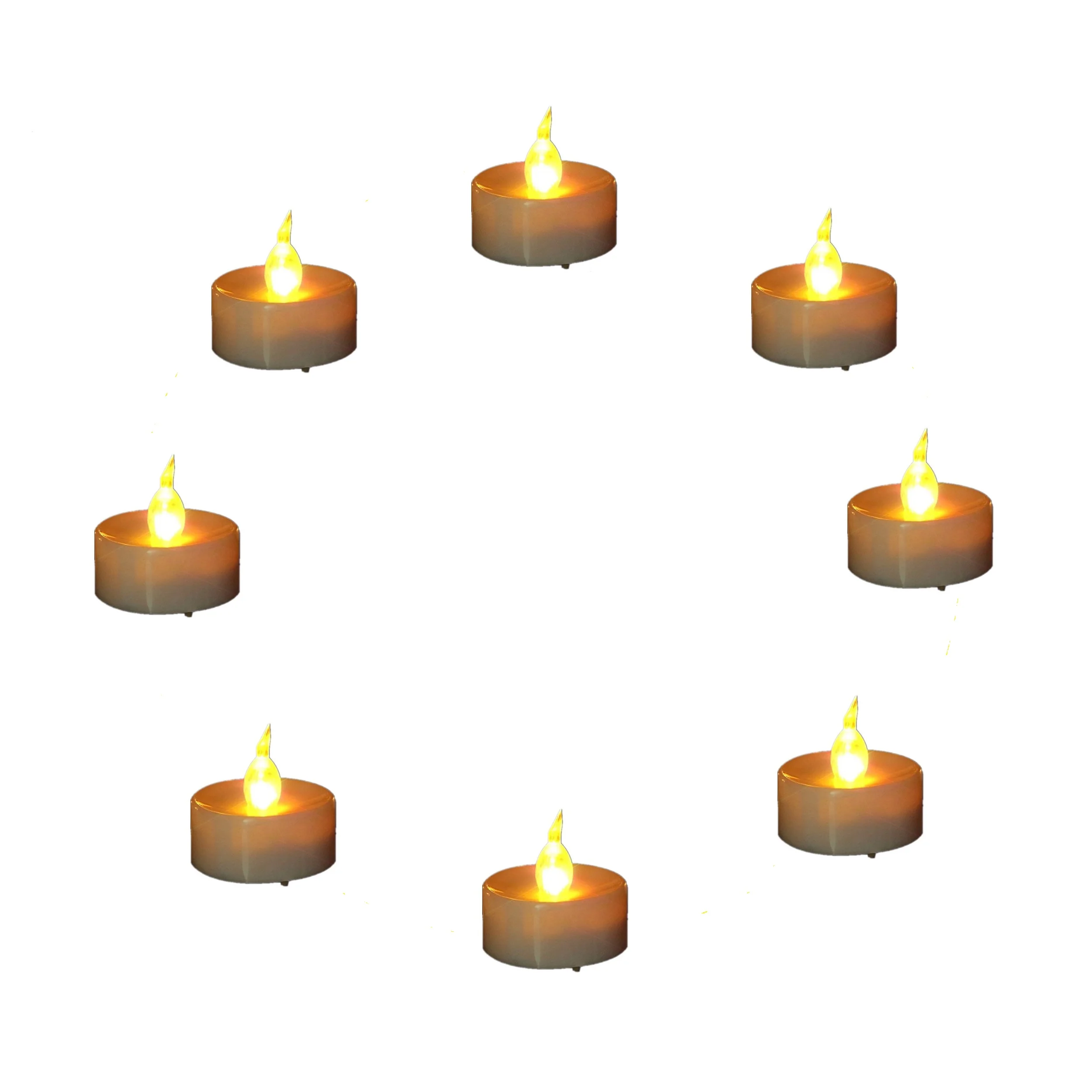 Battery Operated Realistic Faking Flameless Led Tealight Candle