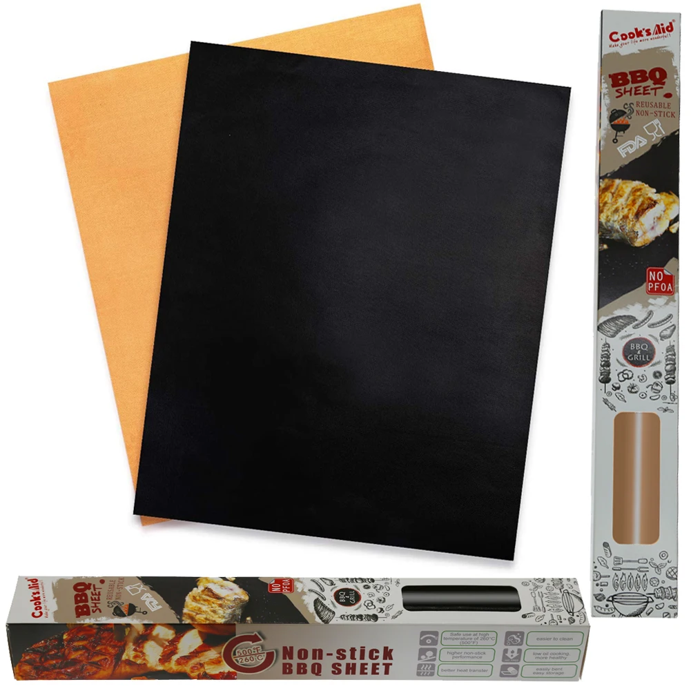 
Wholesale Heavy Duty Non-stick BBQ Grill Mat Oven Liner 