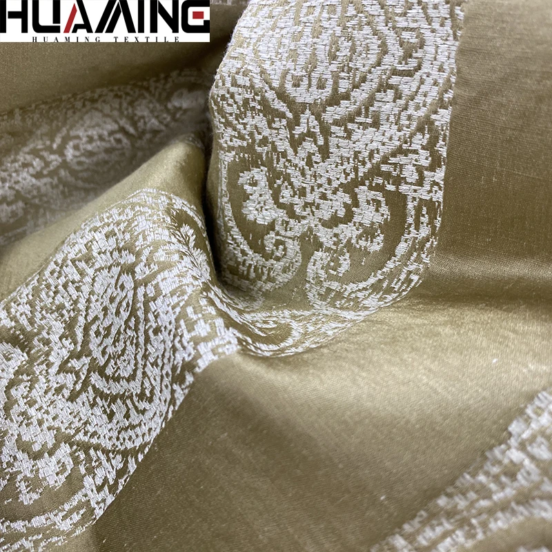 Hot sale circle stripe luxury pattern jacquard classical fabric upholstery sofa fabric