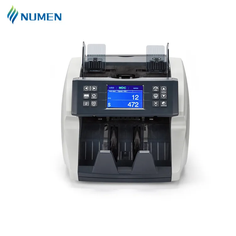 NUMEN SH-07C 4.3 Inch TFT Touch Screen Fast Counting Mix Bill Value Money Cash Counter Money Counting for Supermarket
