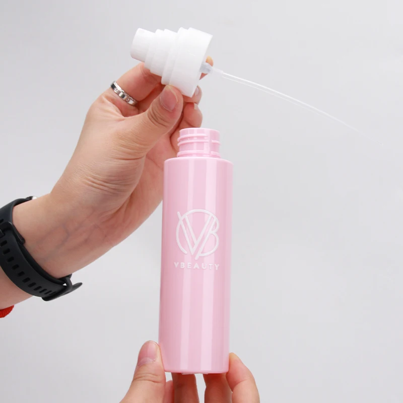 Body PET Spray Bottle Packaging and Cosmetic Plastic Spray Bottle with Custom Bottle With Spray Pump