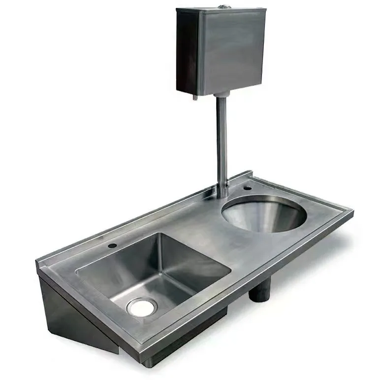 Luxury Stainless Steel deep drawn Composite Rectangular Hospital Sink