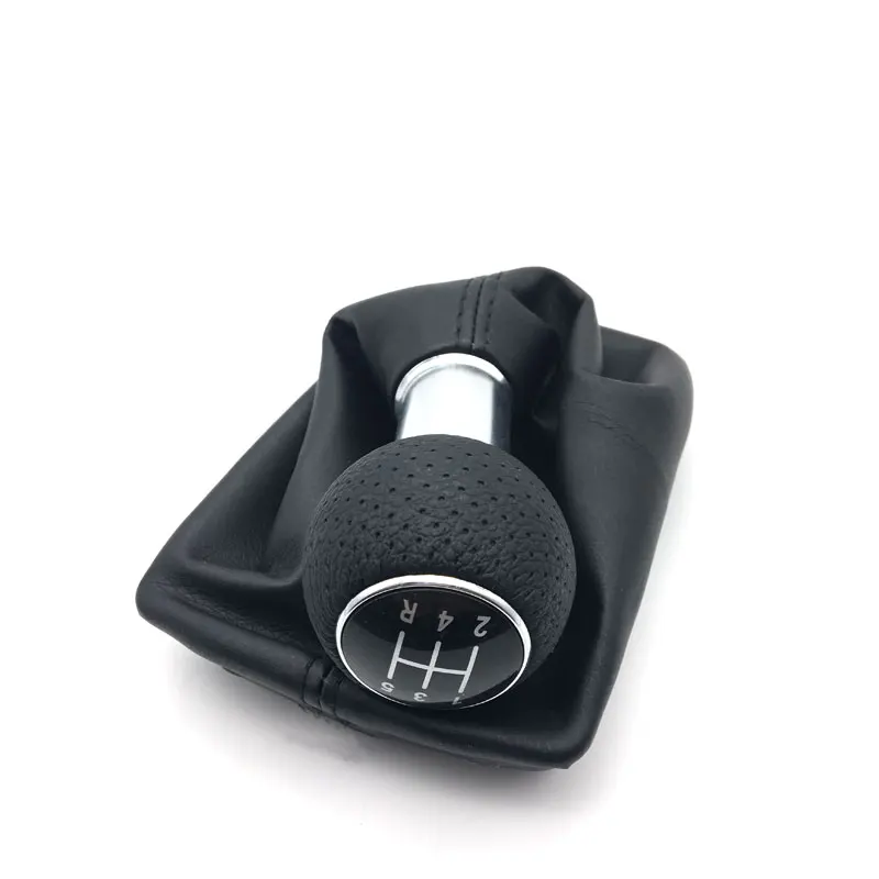 Automatic manual custom car gear shift knob stick cover lever shifter logo leather stitcher button flower