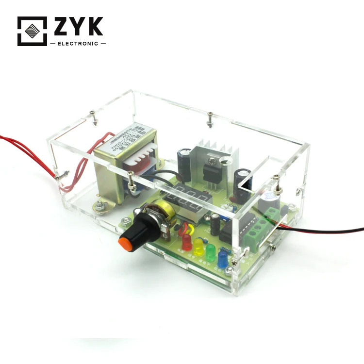 LM317 Adjustable Voltage Regulator Power Supply Board Kit DC Power Supply Welding Assembly Electronic Kits DIY Board