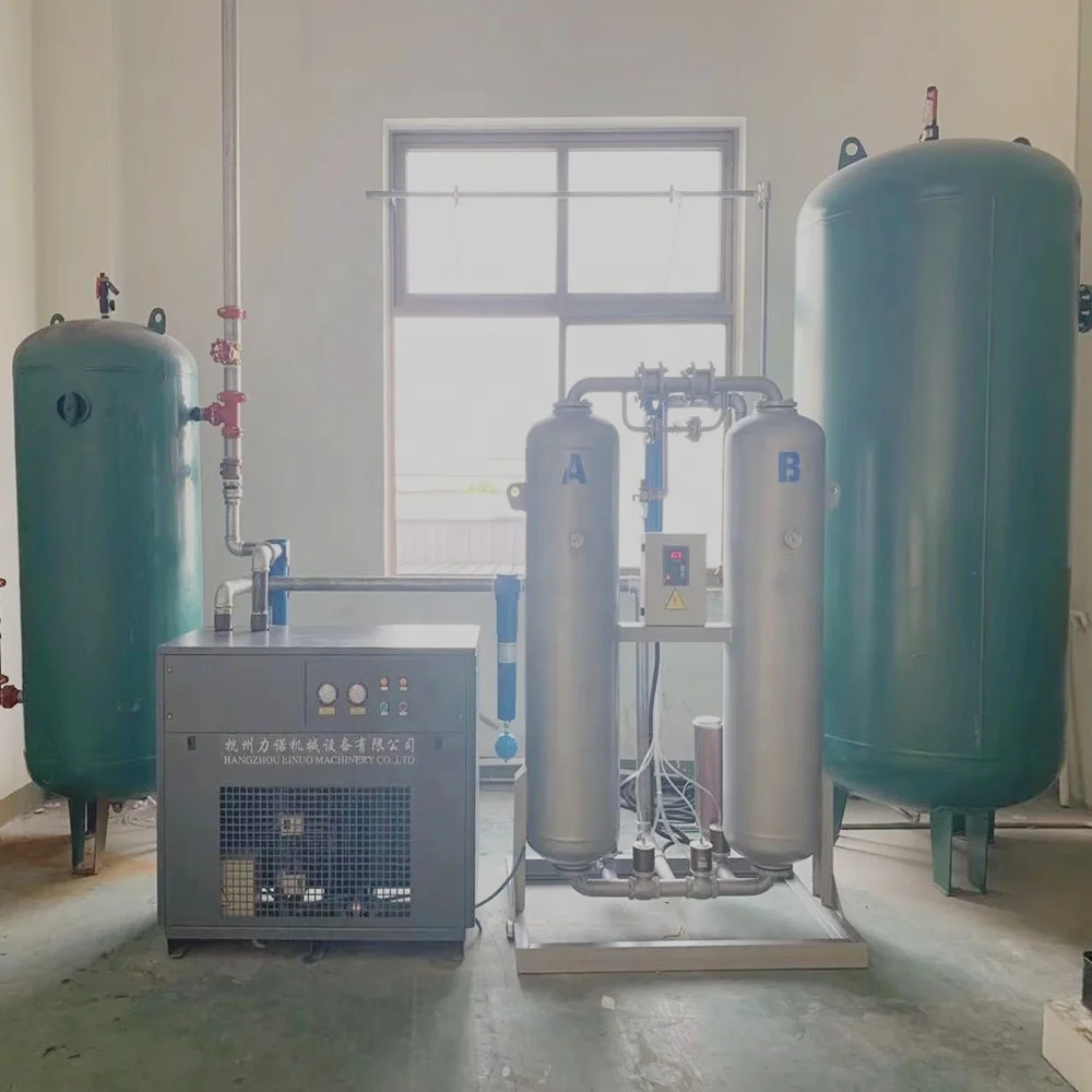 High pressure air cooled type refrigerated air dryer for pharmaceutical packaging