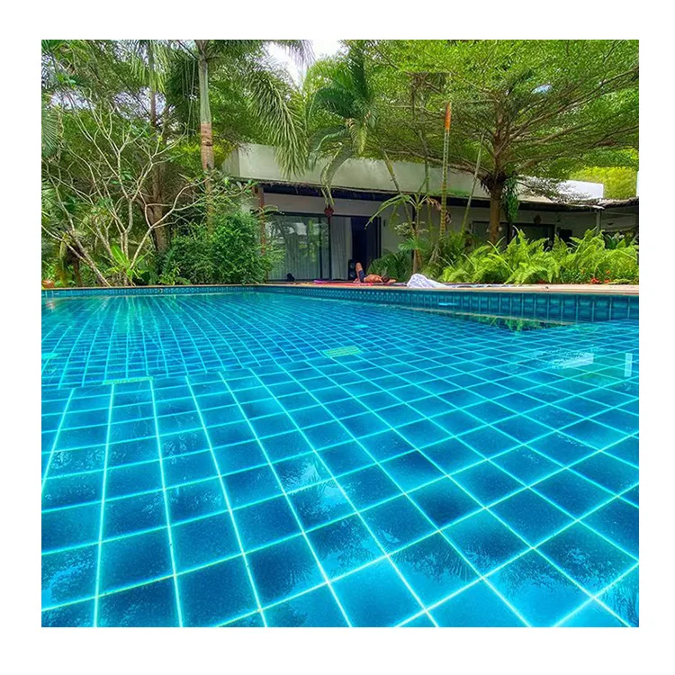 97x97mm for indoor outdoor tiles pool kitchen ceramic mosaic tile supplier for bathroom wall