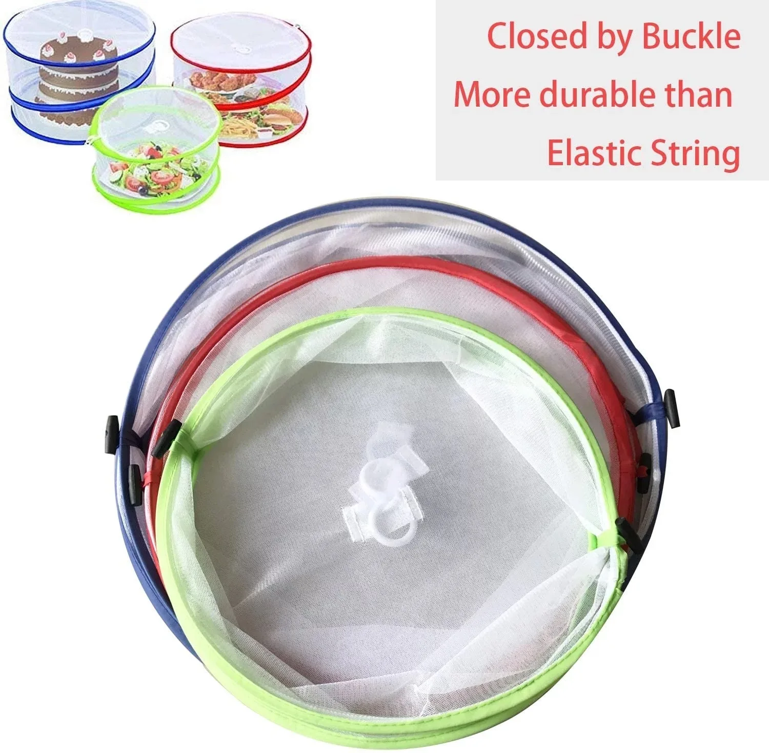 Creative Kitchen Ware Muliti Capacity Food Cover Tent Brief Folding Pop Up Heat Keeping Dust proof Food Table Cover