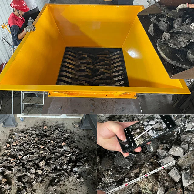 Multifunction good performance double shredder wood tire shredder prices metal crusher machine shredder