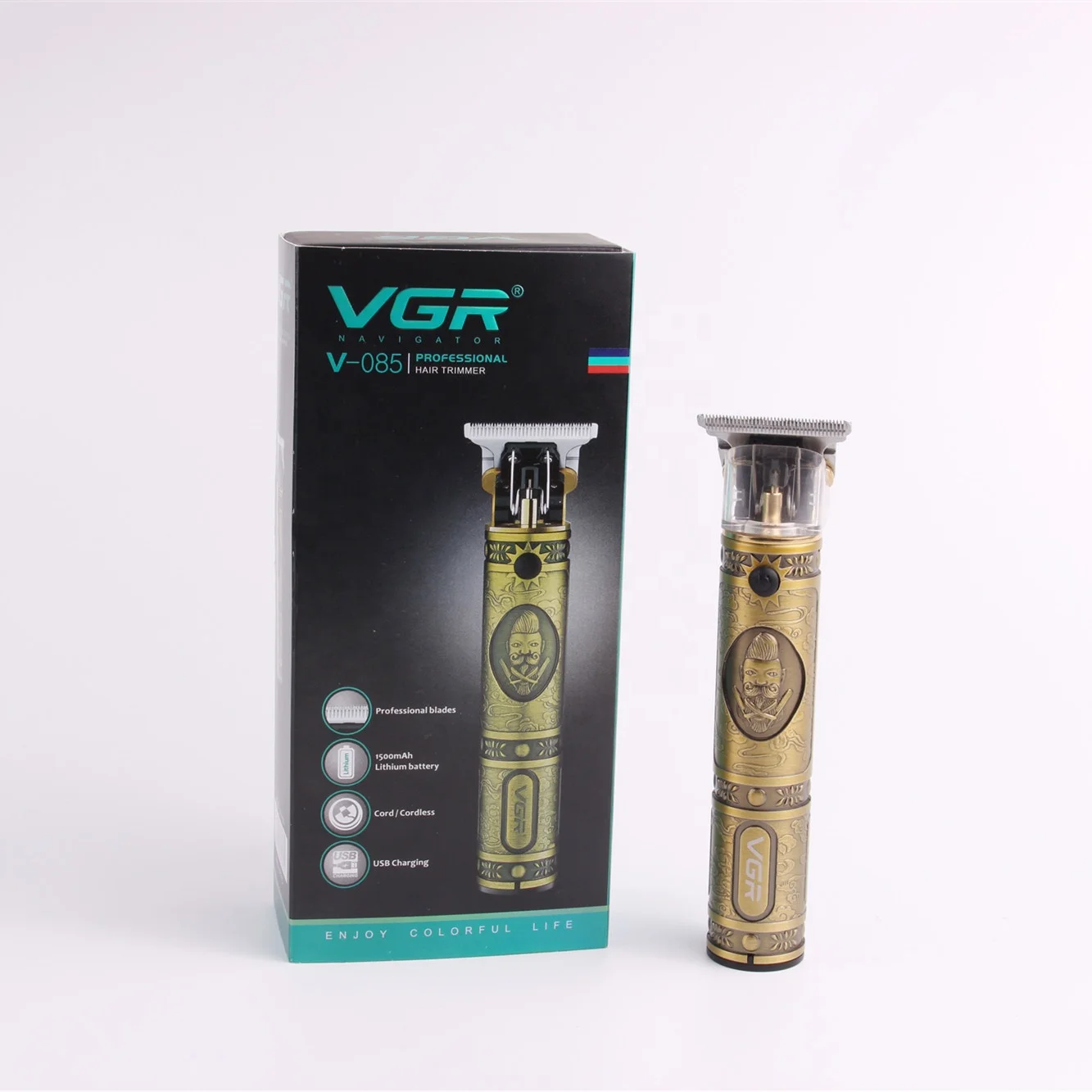  Горячая продажа оригинальный VGR V085 Профессиональный перезаряжаемый мужской триммеры для стрижки
