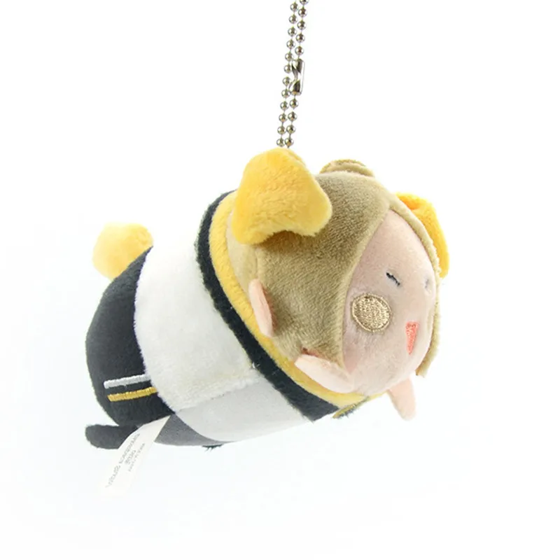 Honeybee plush keychain backpack pendant bee doll