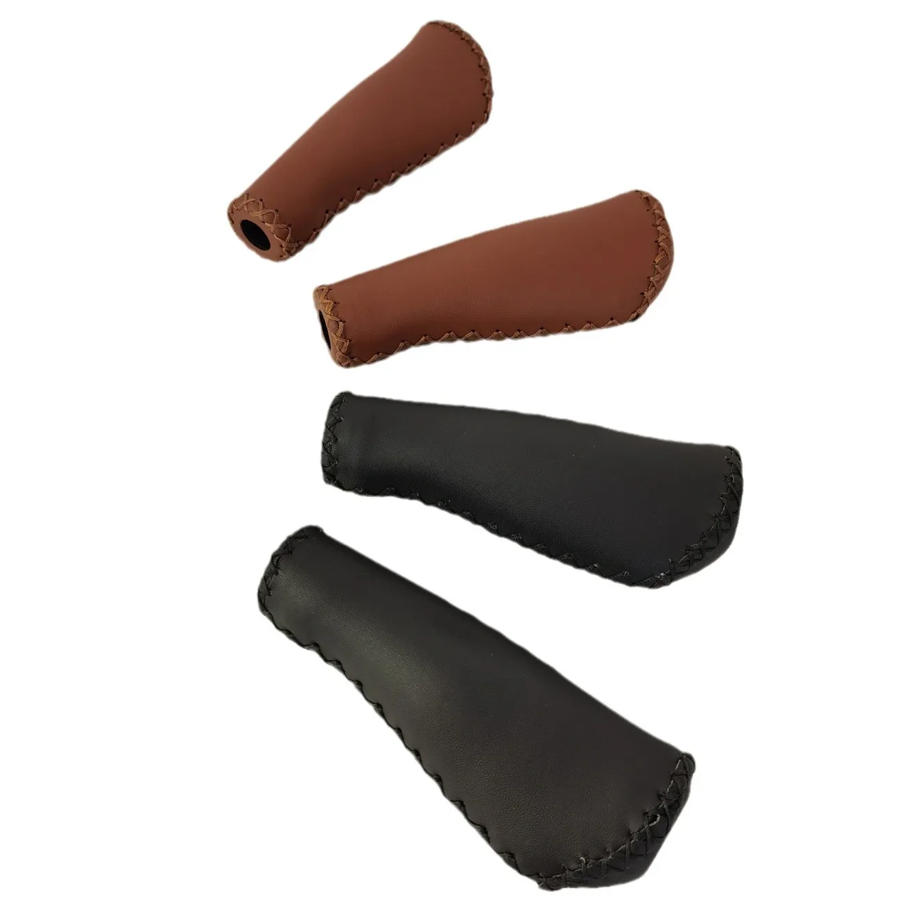 Bike Mountain Handle Cover Bike Accessories Leather Flat Handle Cover Bicycle Equipment