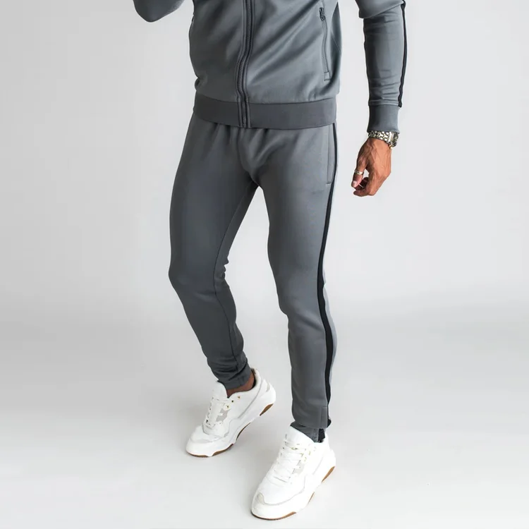Custom track suit stripe tracksuit men tracksuits sports