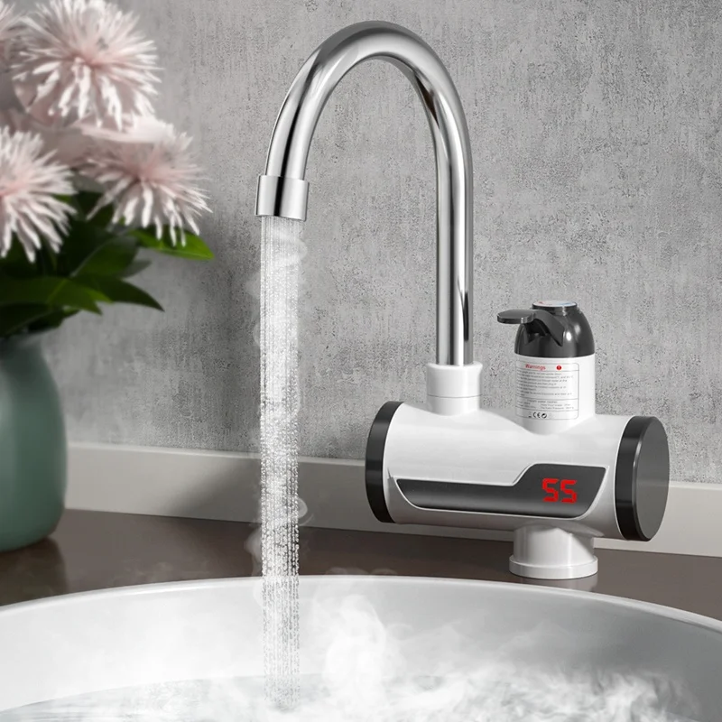 Plastic Contemporary 220V Faucet Instant Electric Water Heater Faucet Tap electric  instant kitchen water heater