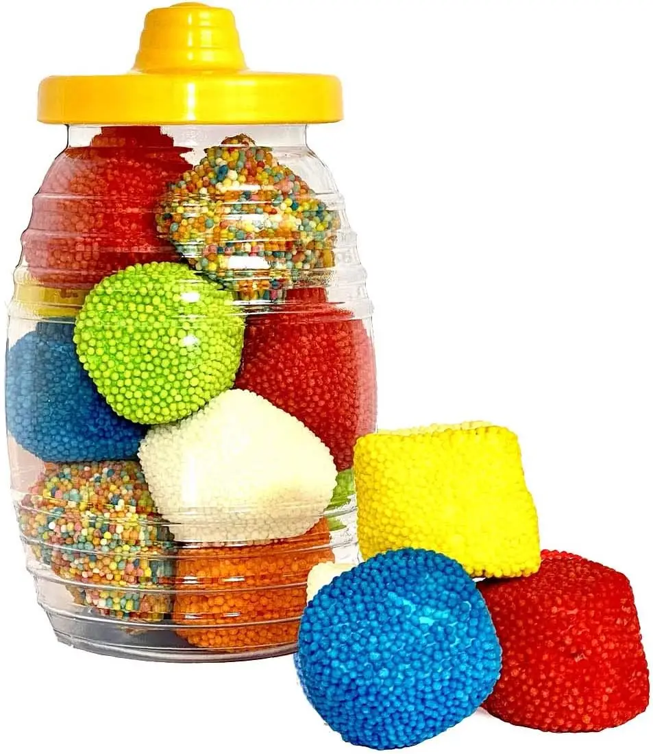 32oz Mexican Plastic Vitrolero Plastic Barrel Cup Drinking Slush Ice Plastic Honey Jars For Restaurant