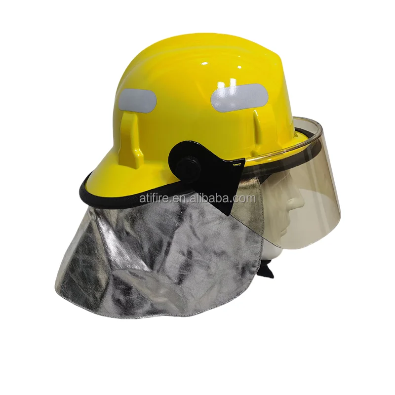 Dangerous chemical accident protective helmet fire rescue fireman fire fighting helmet