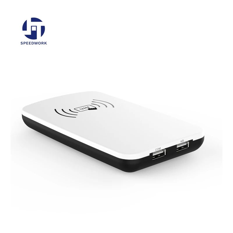 rfid reader writer  USB Desktop Passive Tag JT-6210 for clone nedap rfid uhf windshield packing sticker tag device