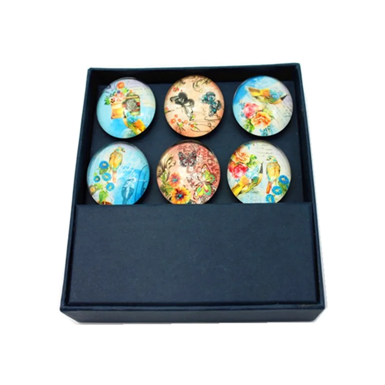 Souvenir Fridge Magnet, Magnet Fridge Magnets for Fridge Custom Glass Round Glass Metal Medium Bubble Magnet, 3D Christmas