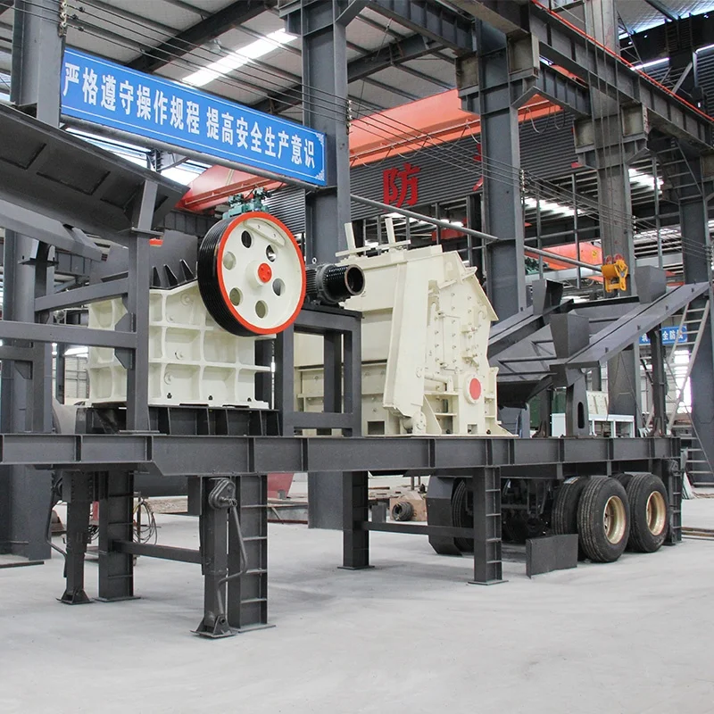 Latest Product Mining Mobile Rock Crusher Station For Limestone Concrete Basalt Granite Combination Type Mobile Crusher Price
